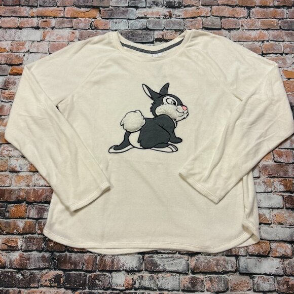 Disney's Winter White Thumper Women's Pajama Set - 2 pc - Size Large (12-14) - Picture 3 of 16